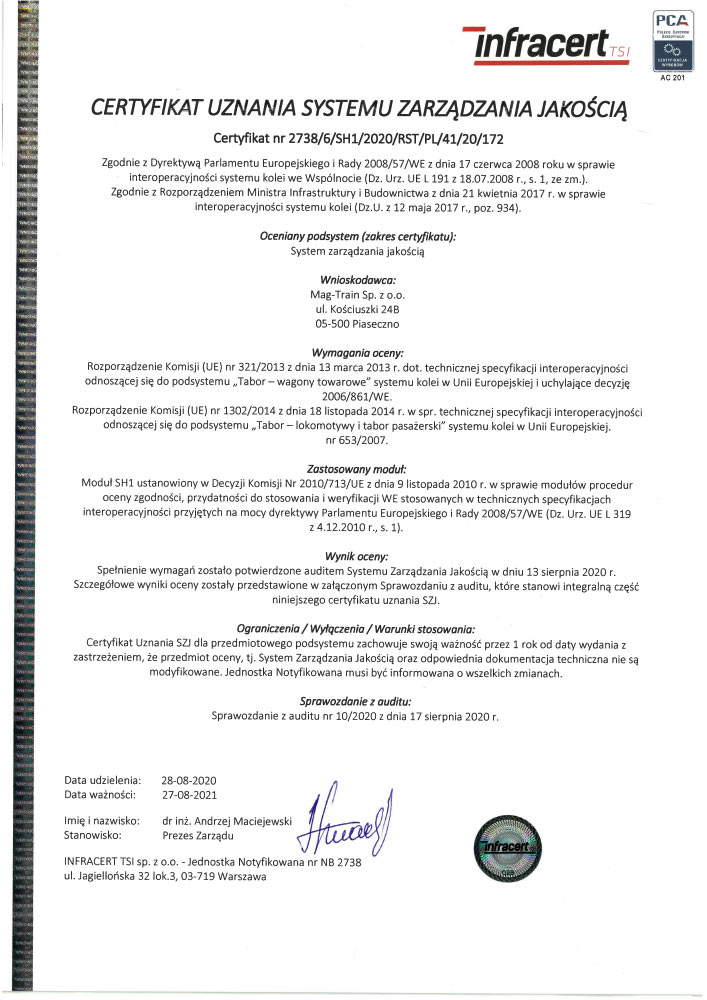 certyfikat-uznania-systemu-zarzadzania-jakoscia